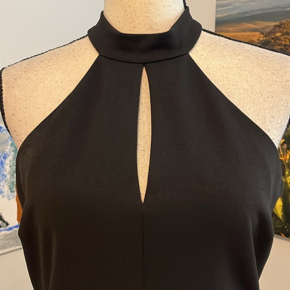 Bisou Bisou Black Halter Dress - Picture 2 of 10